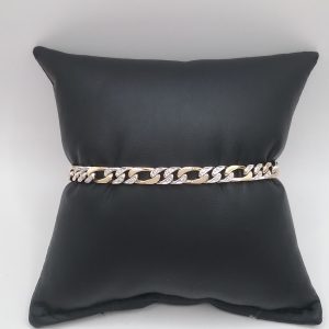 Bracelet bicolore diamants