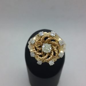 Bague diamants 1950