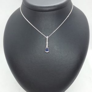 Pendentif saphir