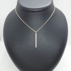 Collier pendentif diamants