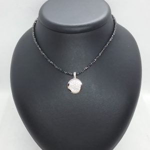 Collier diamants noirs