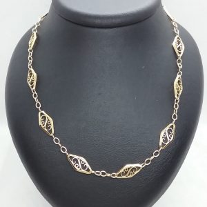 Collier maille filigrane