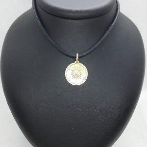 Médaille Lucky diamants