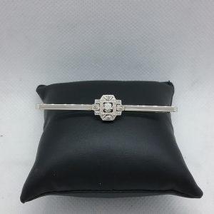 Broche barrette diamants