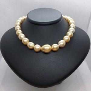 Collier perles mer du sud Gold