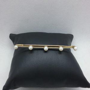 Broche barrette perles