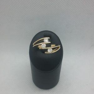 Bague trilogie diamant