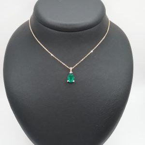 Collier émeraude