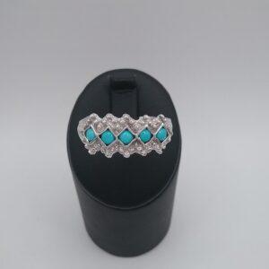 Bague turquoises