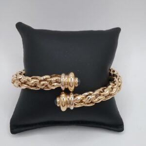 Bracelet jonc tressé