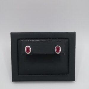 Boucles d'oreilles rubis