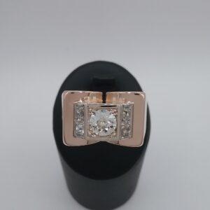 Bague diamant année 40