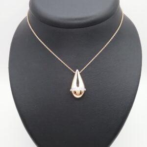 Collier pendentif diamants