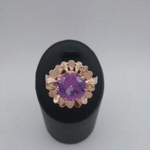 Bague corindon synthétique