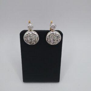 Boucles d'oreilles diamants