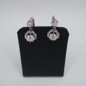 Boucles d'oreilles diamants