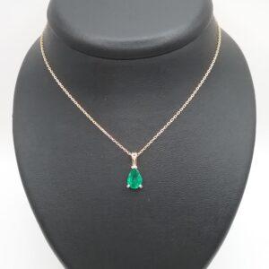 Pendentif émeraude