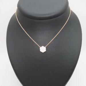 Collier pendentif diamants