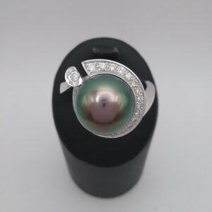 Bague perle Tahiti