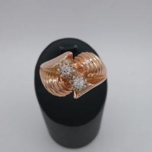 Bague "toi et moi" diamants