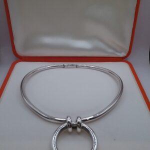 Collier argent HERMES