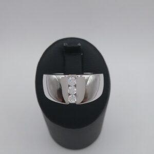 Bague trilogie diamants