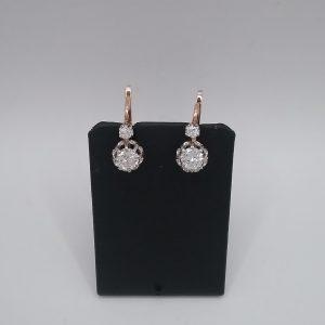 Boucles d'oreilles diamants